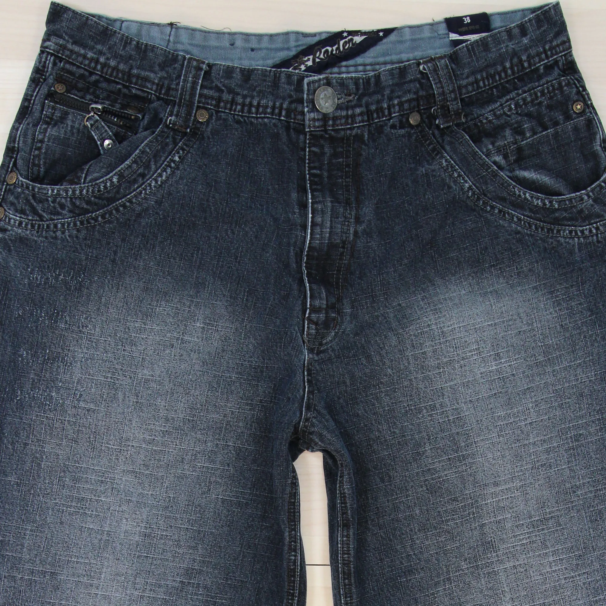 Men's Vintage Raider Jean Co Skater Denim Shorts - Waist 36