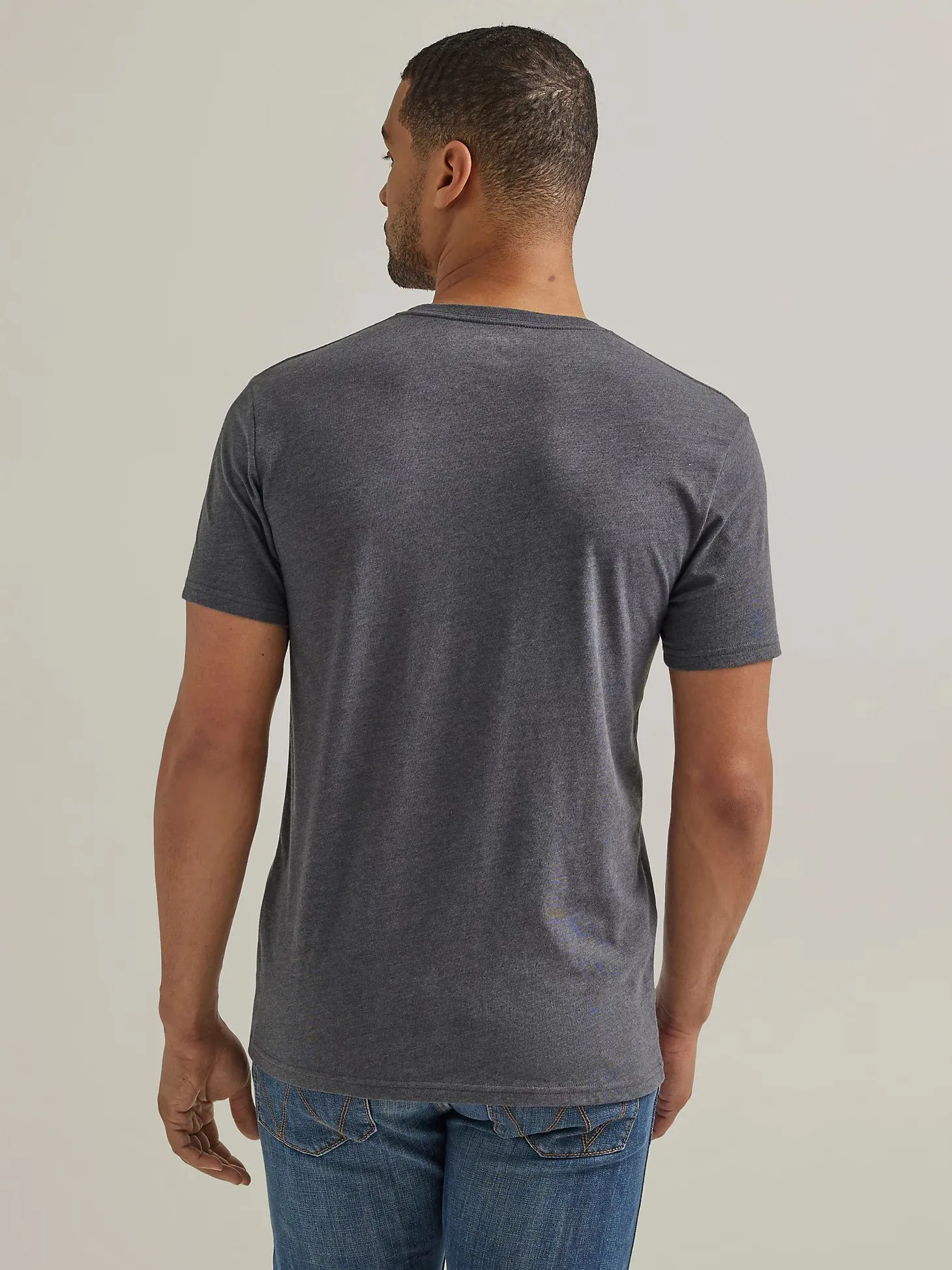 Men's Wrangler Rope Logo Graphic T-Shirt - Asphalt