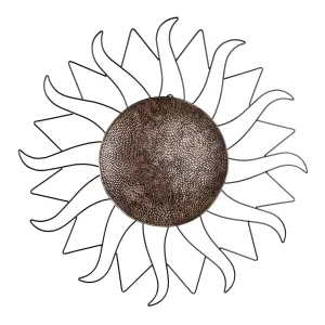 Metal Sun Wall Décor,6m642