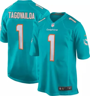Miami Dolphins Tua Tagovailoa Game Jersey- Aqua