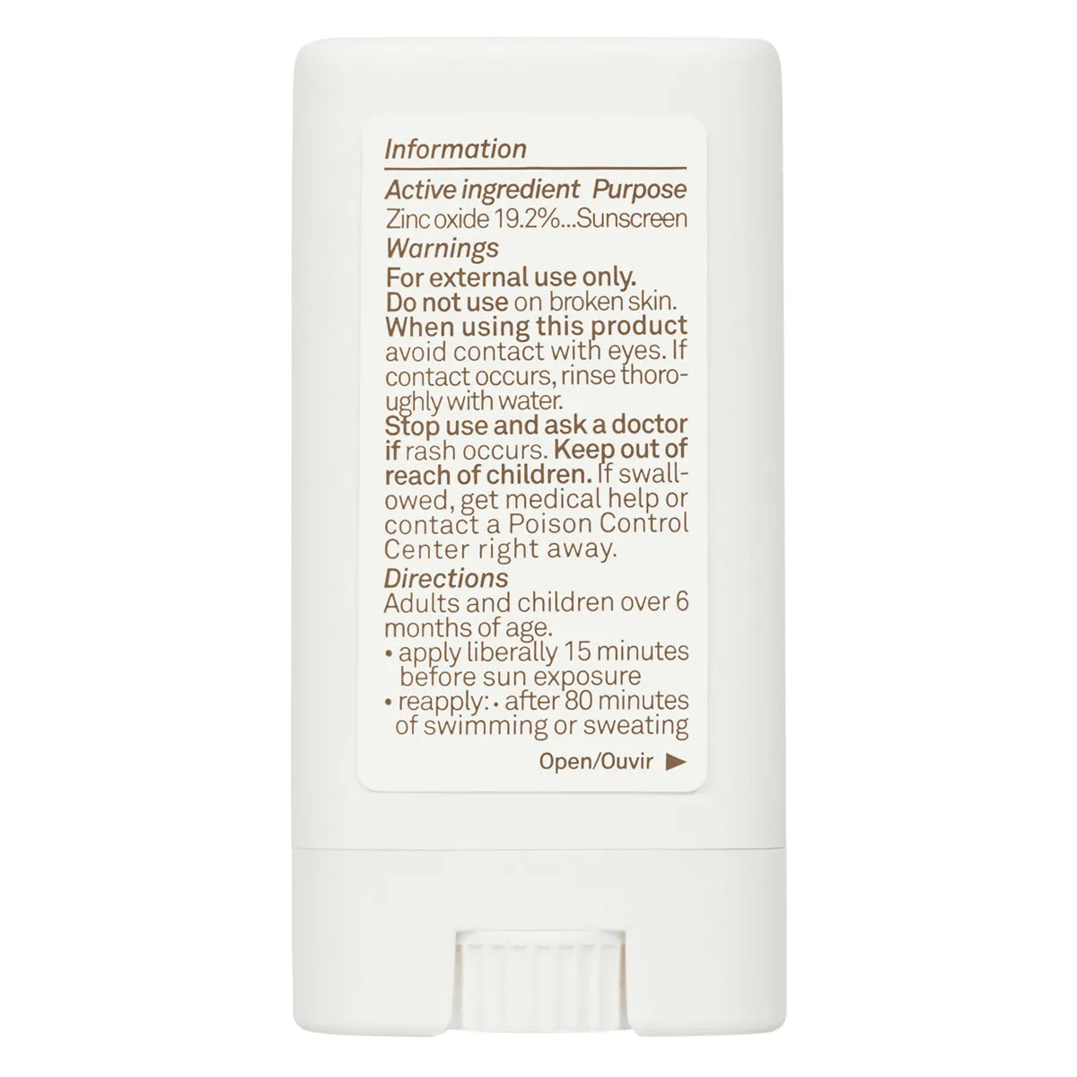 Mineral Sunscreen Face Stick