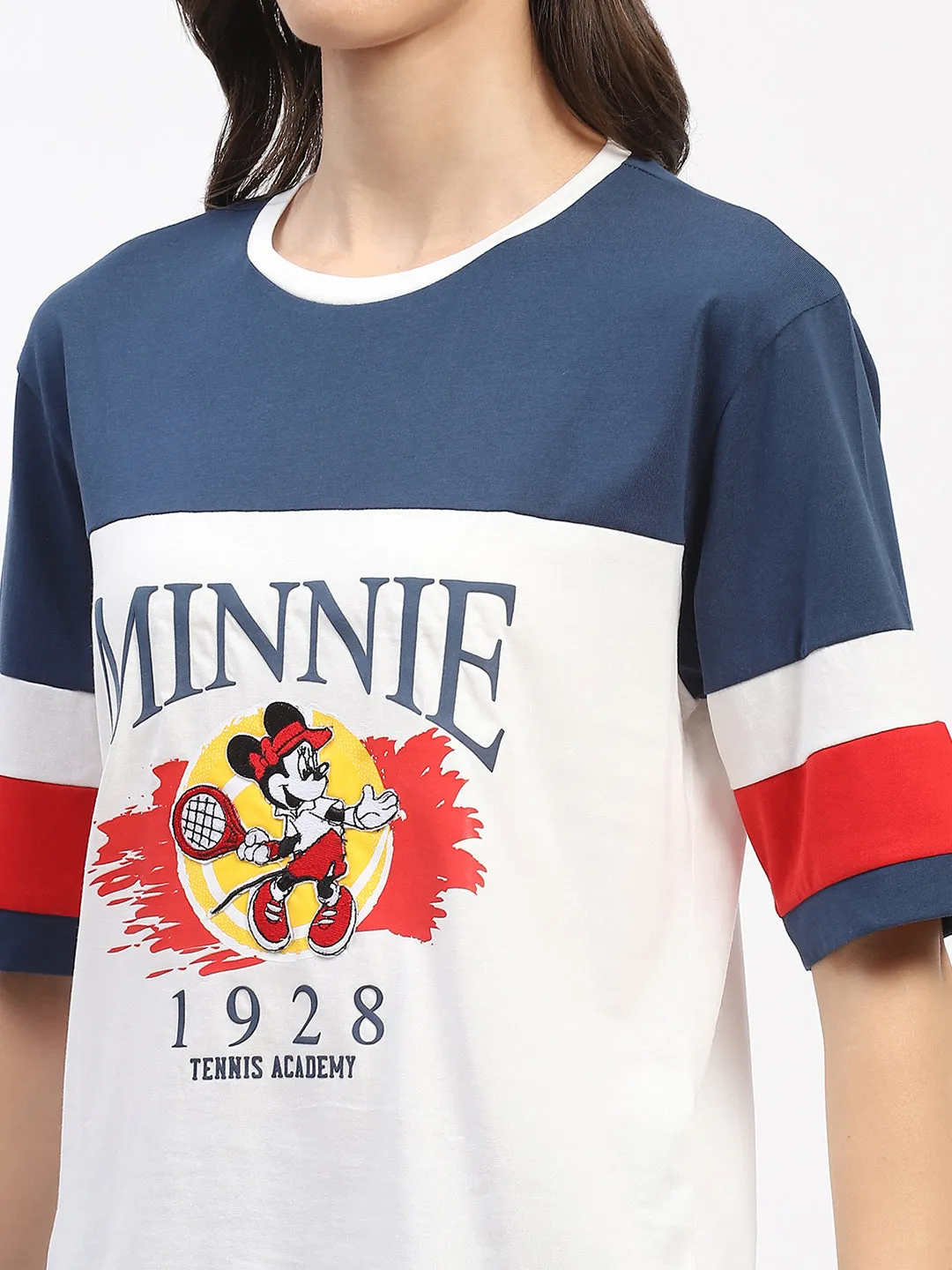 mSECRET Minnie Mouse Navy Blue Cotton Night Suit Set