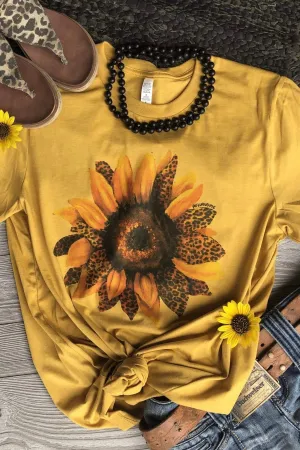 Mustard Sunflower Tee