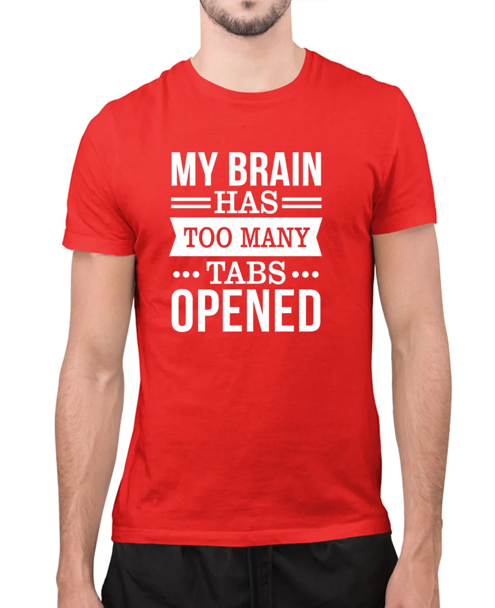 My brain has too many tabs opened, funny t-shirt, novelty t-shirt