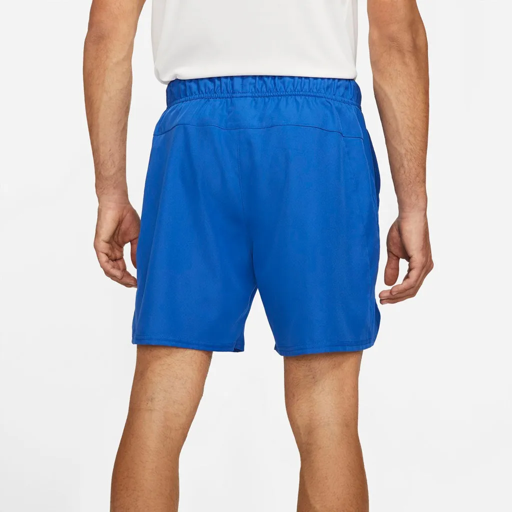 Nike Men's Dri-FIT Victory Short 7-Inch (Blue/White)