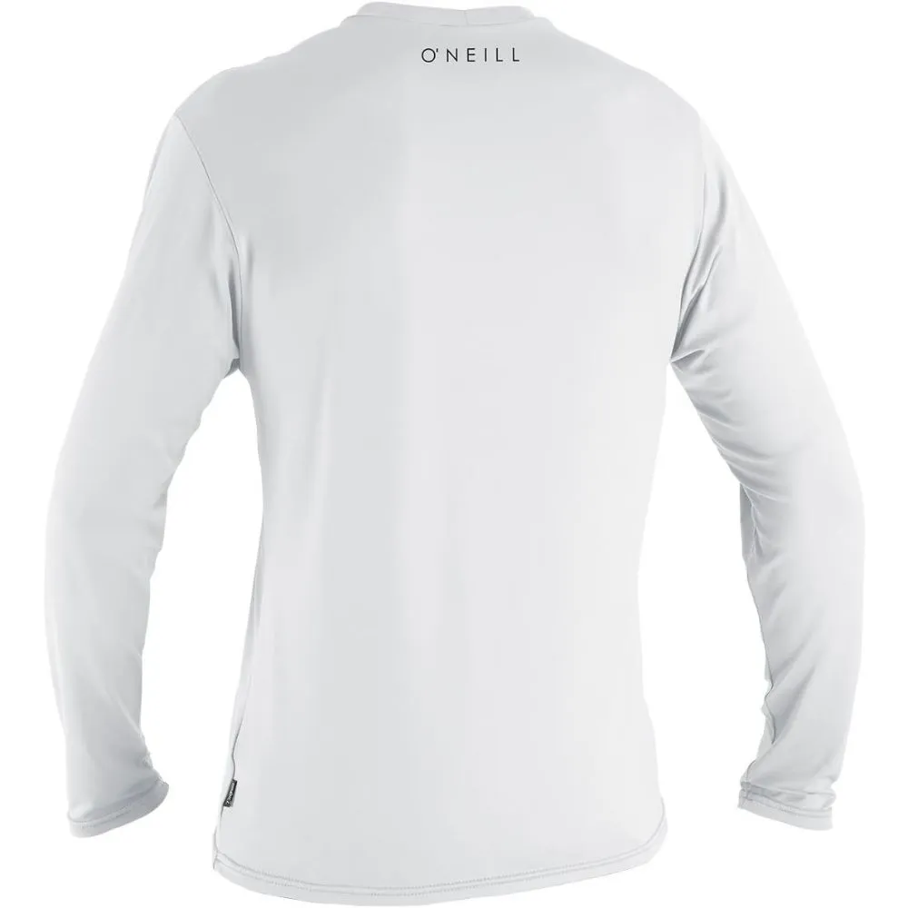 O'NEILL BASIC SKINS 30  L/S SUN SHIRT WHITE