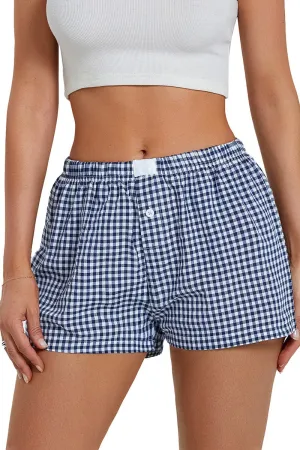 Plaid Checked Boxer Short