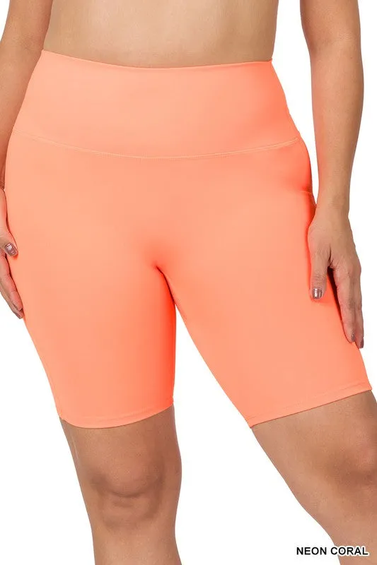 PLUS ATHLETIC HIGH RISE BIKER SHORTS Plus Athletic Hight Rise Biker Shorts
