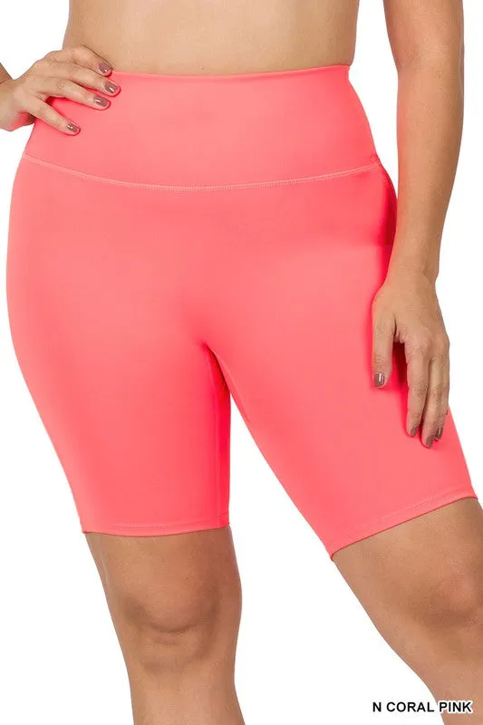 PLUS ATHLETIC HIGH RISE BIKER SHORTS Plus Athletic Hight Rise Biker Shorts