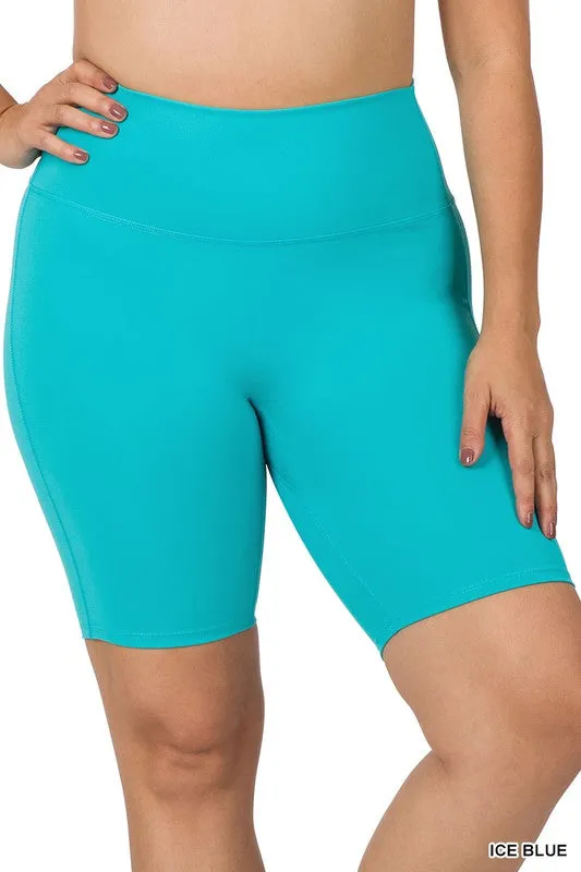 PLUS ATHLETIC HIGH RISE BIKER SHORTS Plus Athletic Hight Rise Biker Shorts