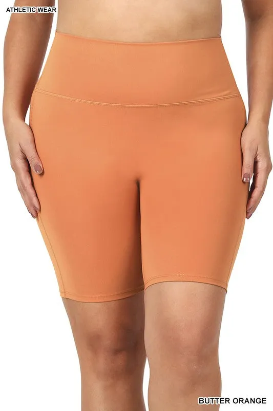 PLUS ATHLETIC HIGH RISE BIKER SHORTS Plus Athletic Hight Rise Biker Shorts