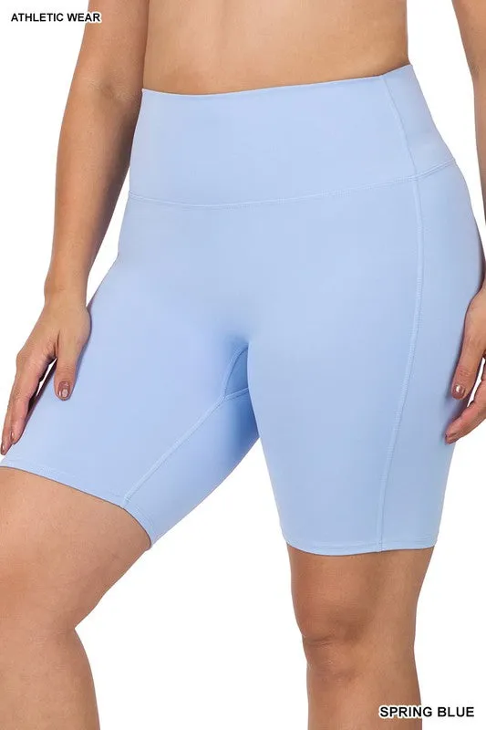 PLUS ATHLETIC HIGH RISE BIKER SHORTS Plus Athletic Hight Rise Biker Shorts