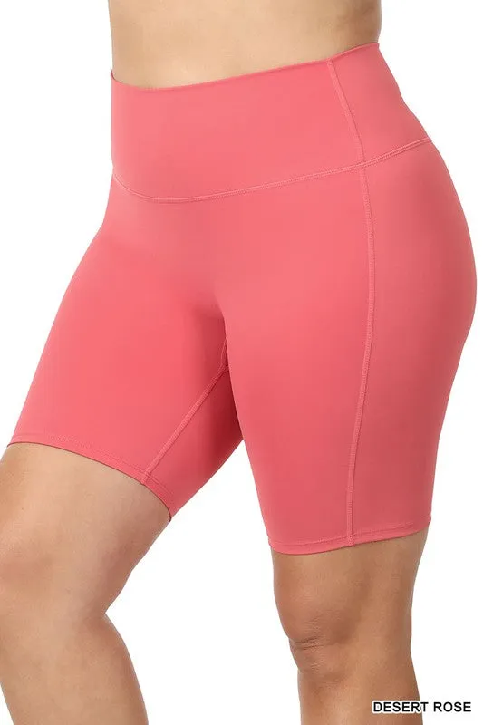 PLUS ATHLETIC HIGH RISE BIKER SHORTS Plus Athletic Hight Rise Biker Shorts