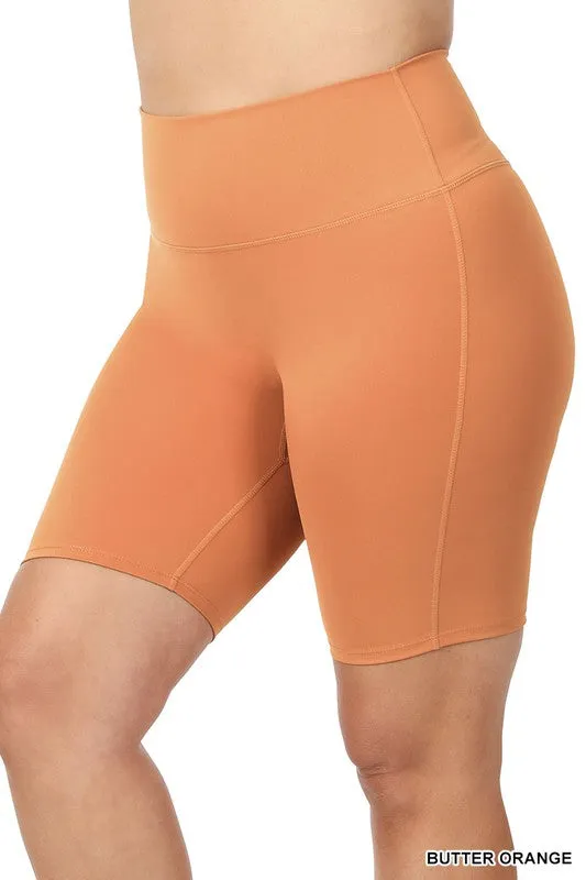 PLUS ATHLETIC HIGH RISE BIKER SHORTS Plus Athletic Hight Rise Biker Shorts
