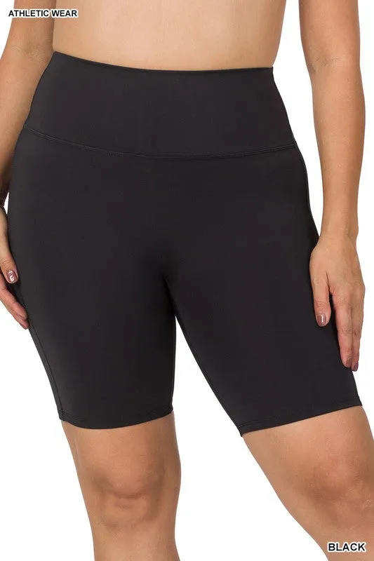 PLUS ATHLETIC HIGH RISE BIKER SHORTS Plus Athletic Hight Rise Biker Shorts