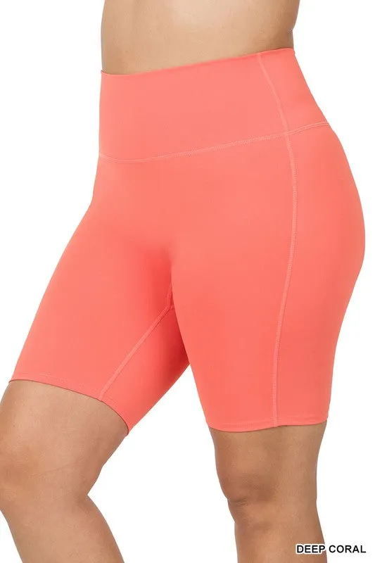 PLUS ATHLETIC HIGH RISE BIKER SHORTS Plus Athletic Hight Rise Biker Shorts