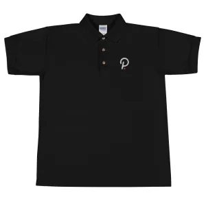 Polkadot Embroidered Polo Shirt