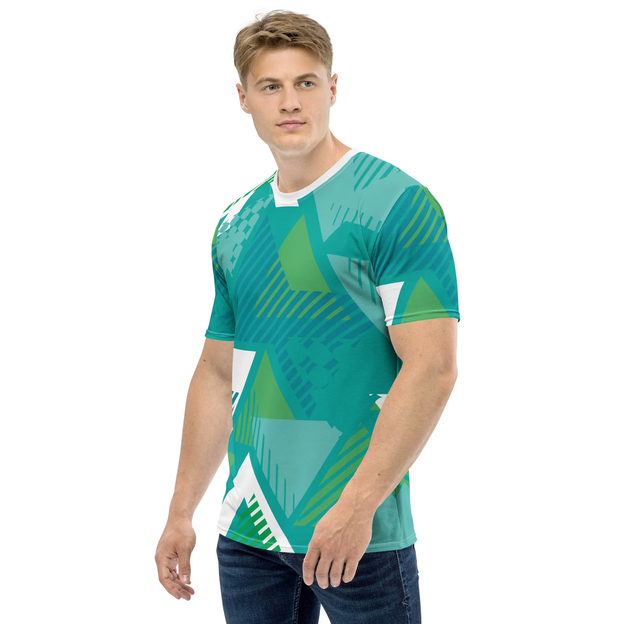 Premium Men's Jersey - Green-White Home