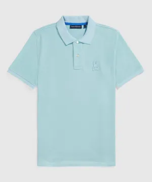 Psycho Bunny Damon Pique Polo - Seafoam