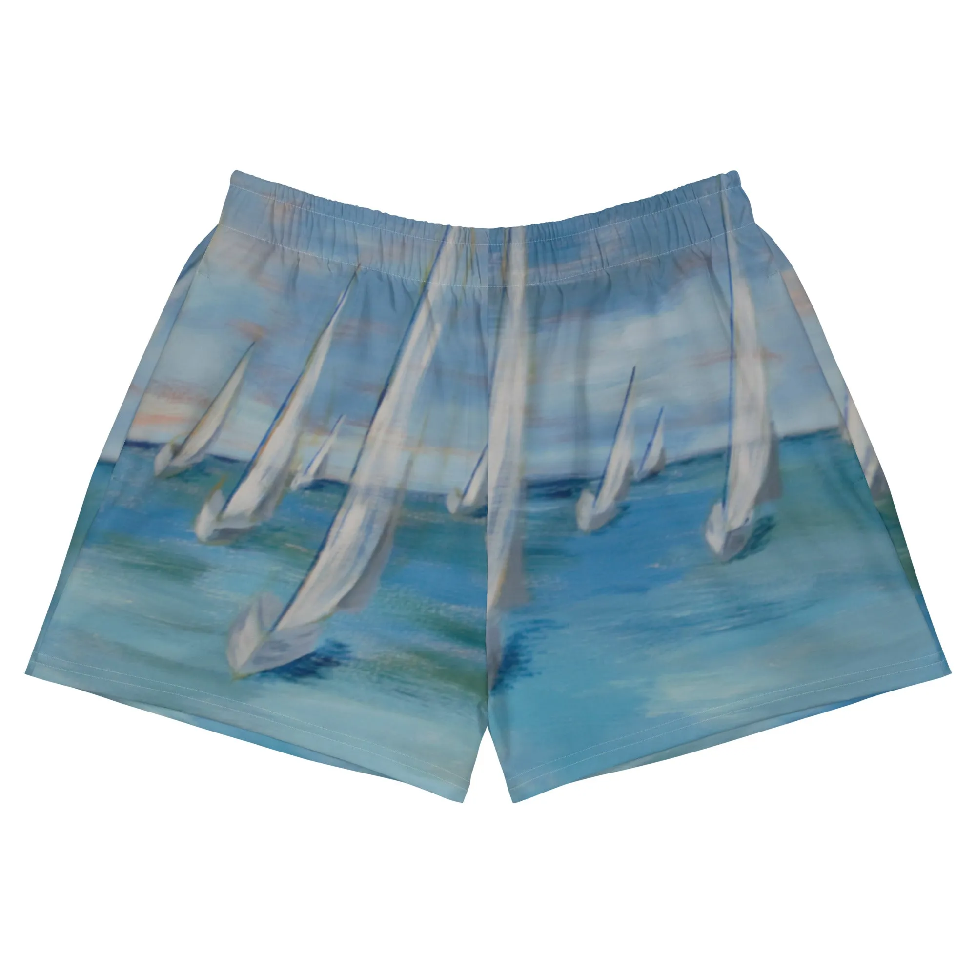 "Incoming - One Design" Women’s Recycled Athletic Shorts