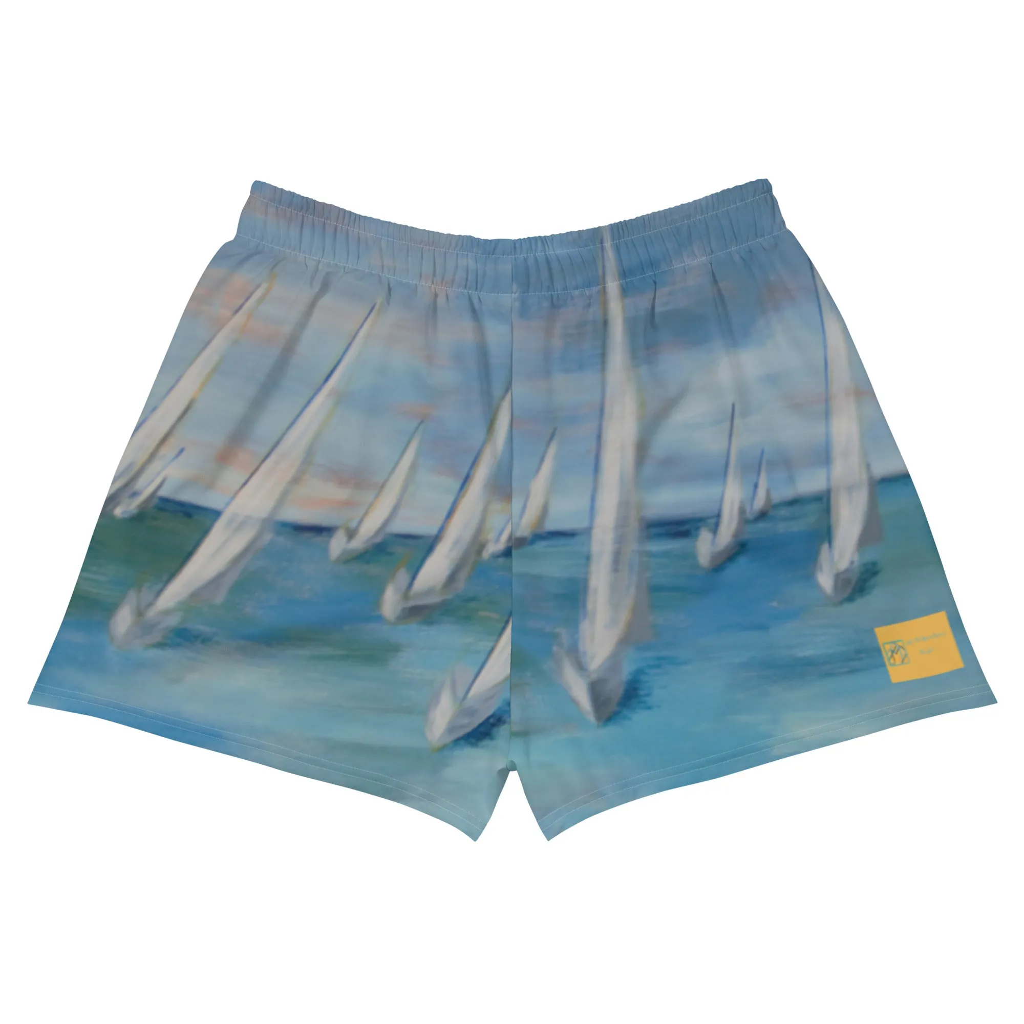 "Incoming - One Design" Women’s Recycled Athletic Shorts