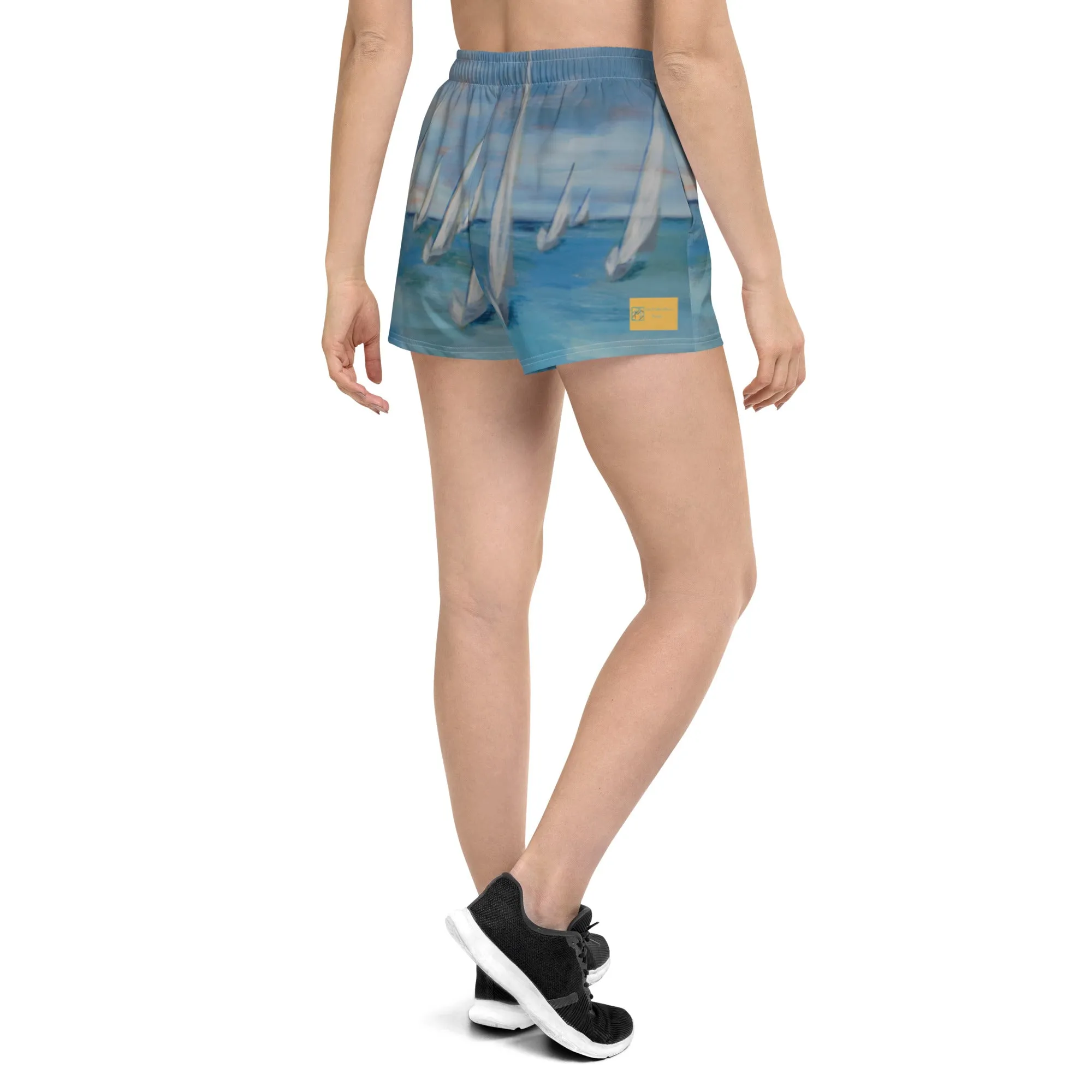 "Incoming - One Design" Women’s Recycled Athletic Shorts
