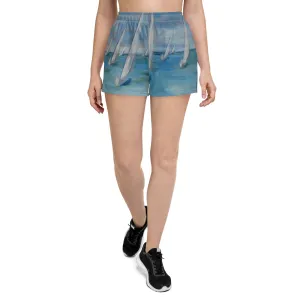 "Incoming - One Design" Women’s Recycled Athletic Shorts