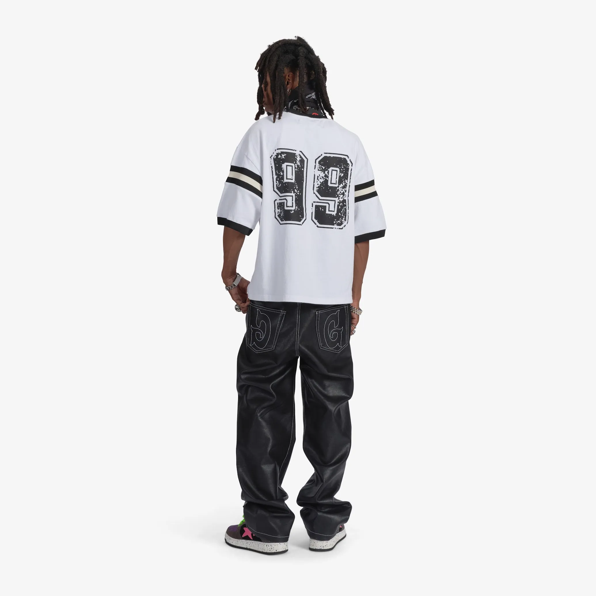"Skater" Leather Pants (black)