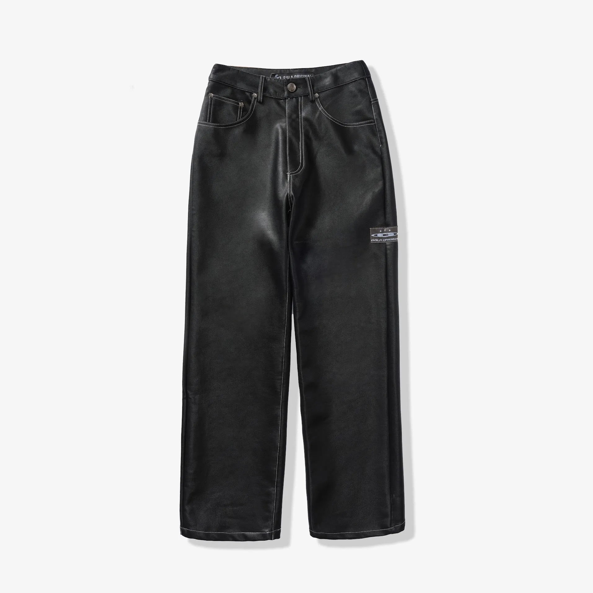"Skater" Leather Pants (black)