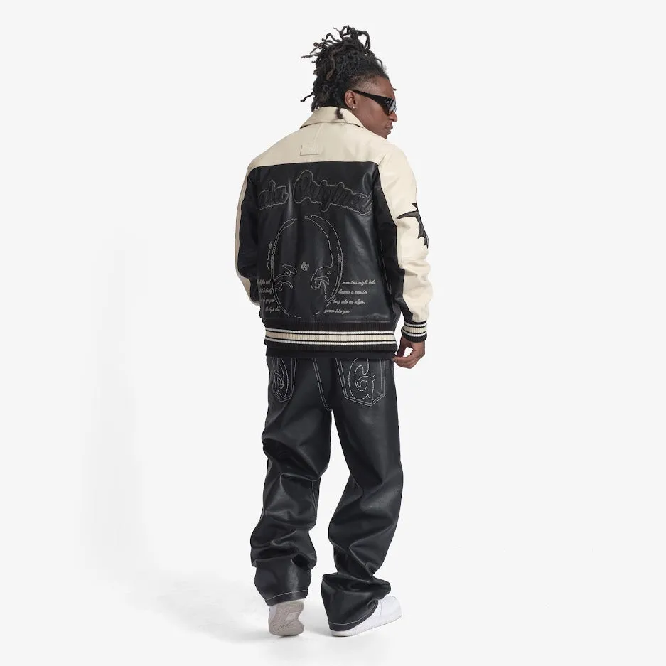 "Skater" Leather Pants (black)