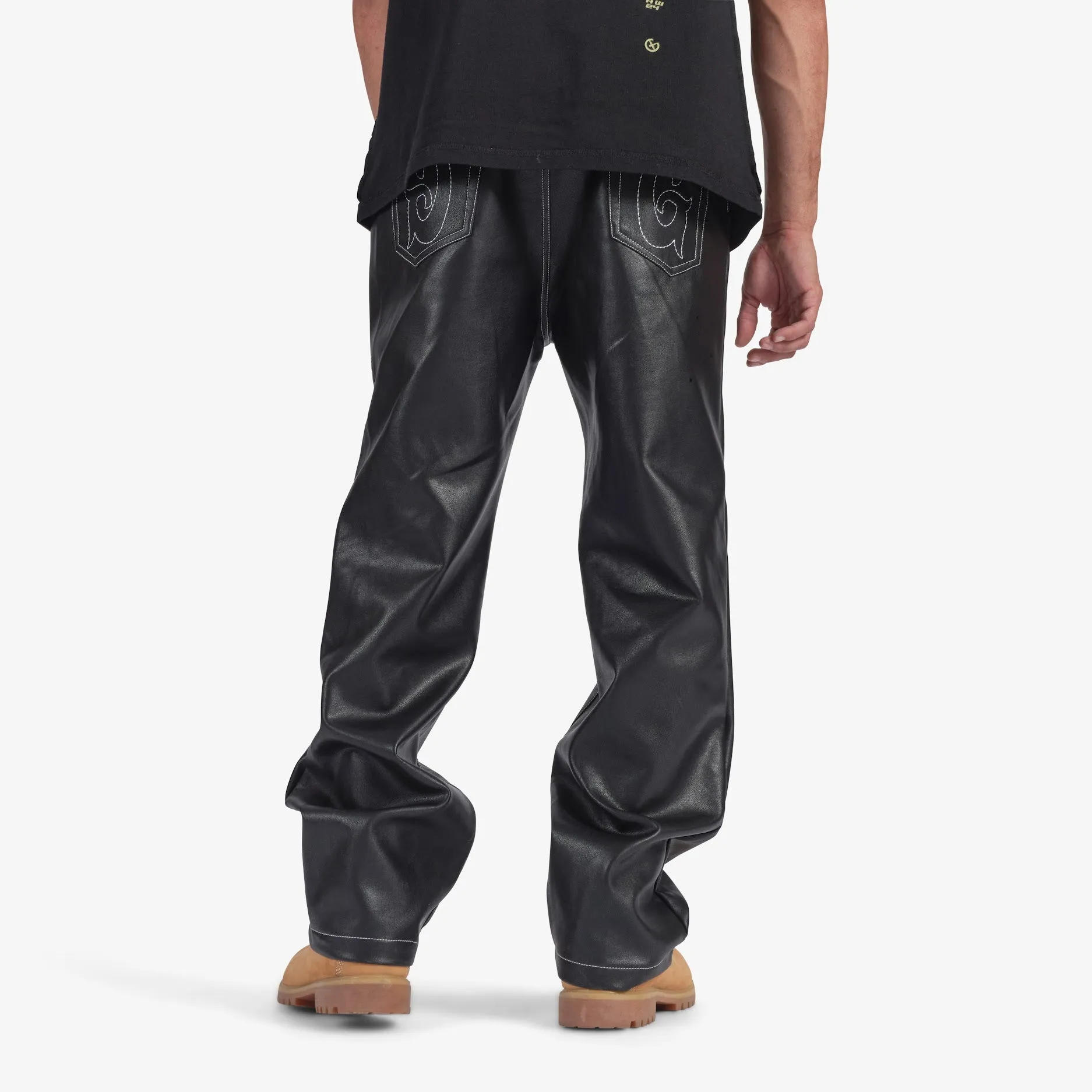 "Skater" Leather Pants (black)