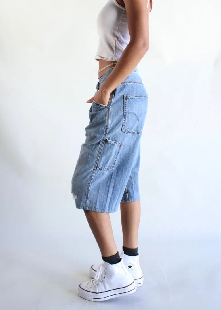 RCYCLD Cross Closure Utility Skater Shorts