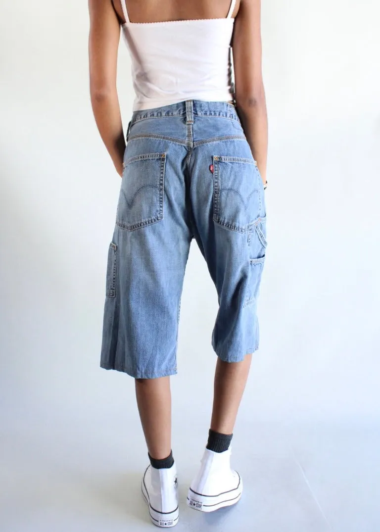 RCYCLD Cross Closure Utility Skater Shorts