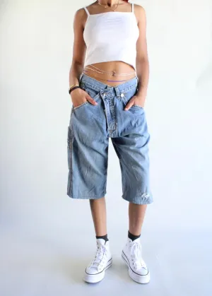 RCYCLD Cross Closure Utility Skater Shorts