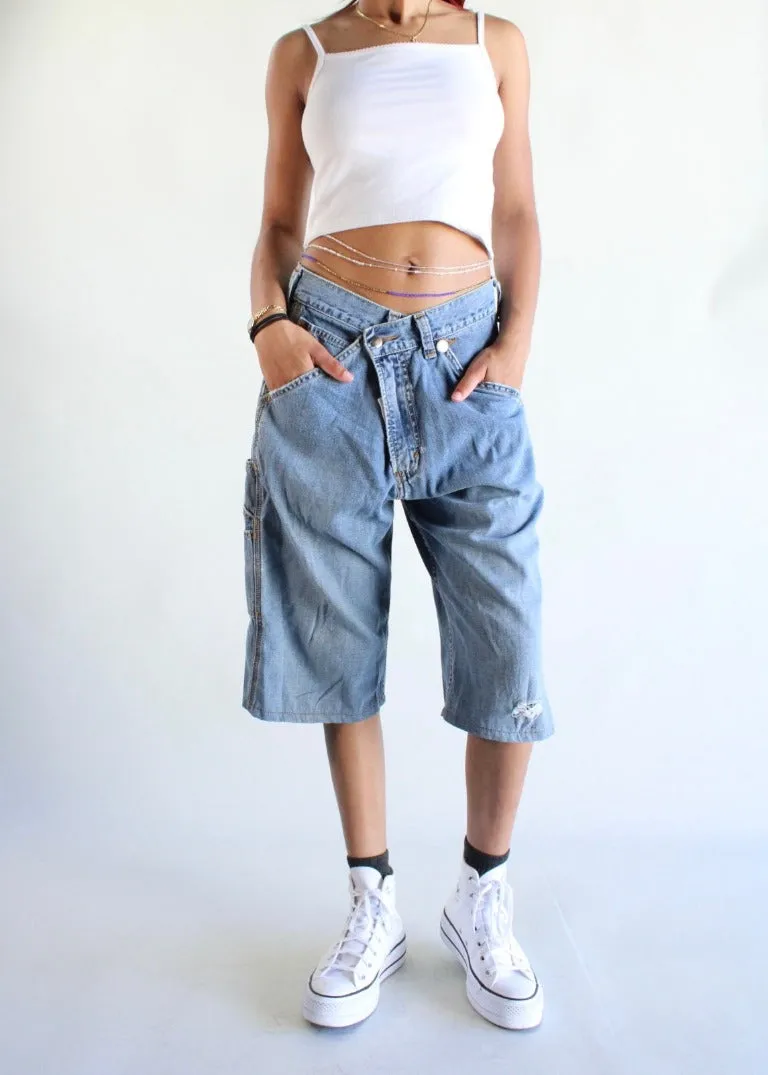 RCYCLD Cross Closure Utility Skater Shorts