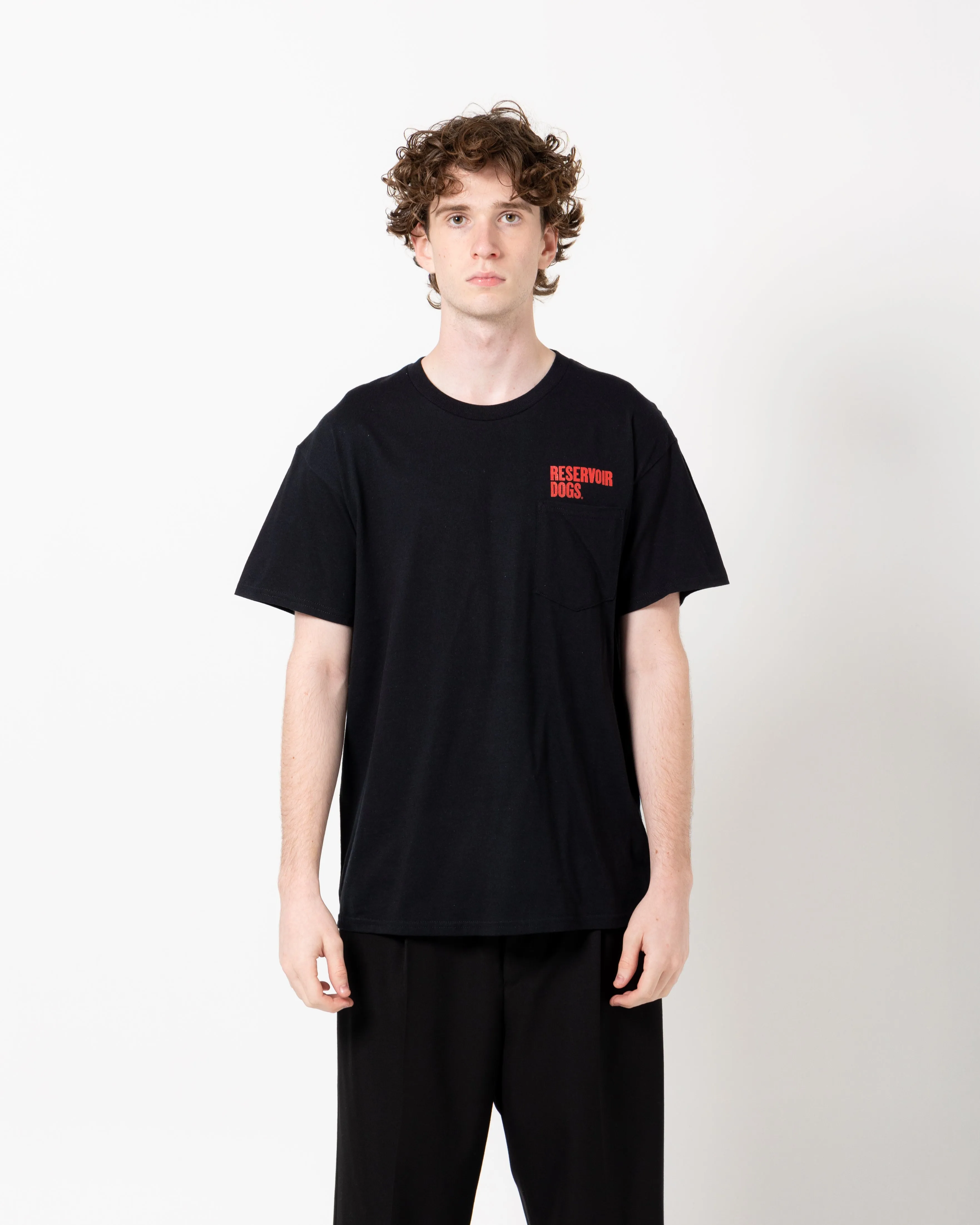 Reservoir Dogs Crew Neck Pocket Tee (Type-4) | Black