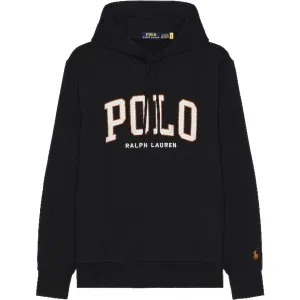 RL Embroidered Hoodie - Black