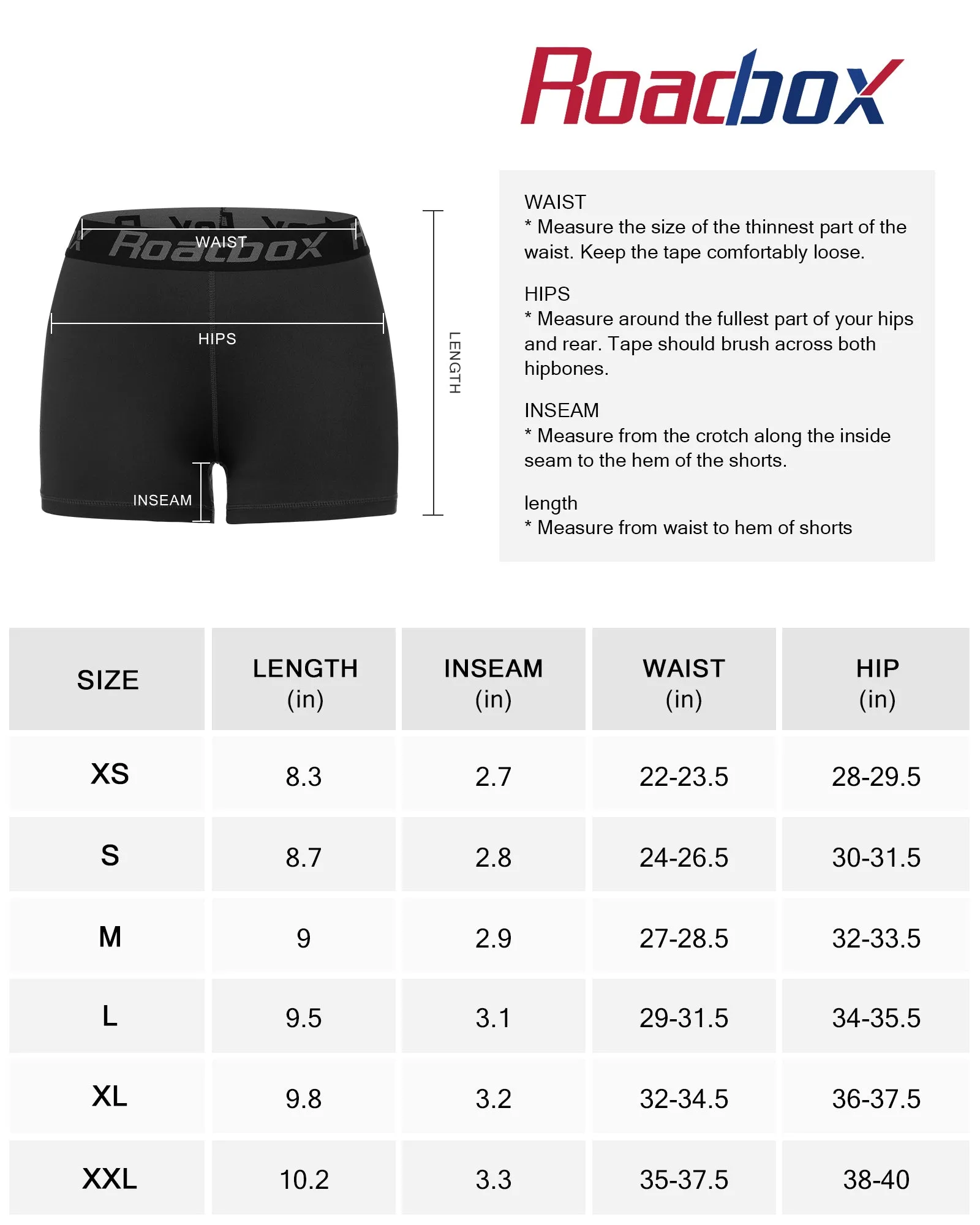 Roadbox Performance Spandex Compression Short Leggings: Breathable Athletic Yoga Shorts for Outdoor Gym Exercise