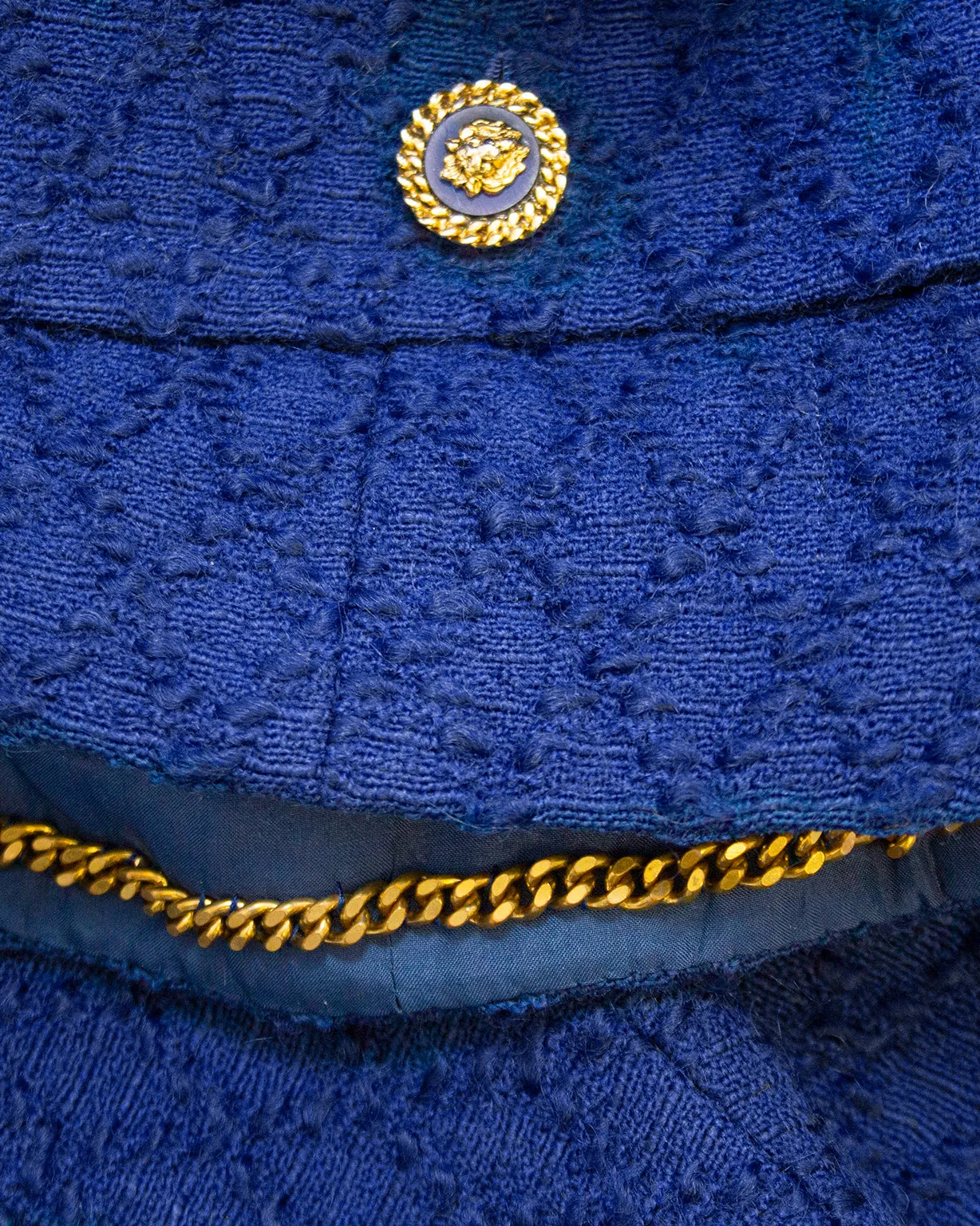Royal Blue Skirt Suit
