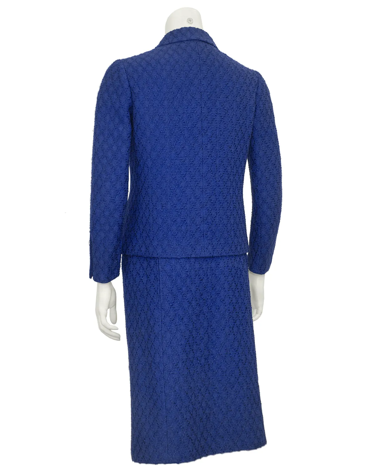 Royal Blue Skirt Suit