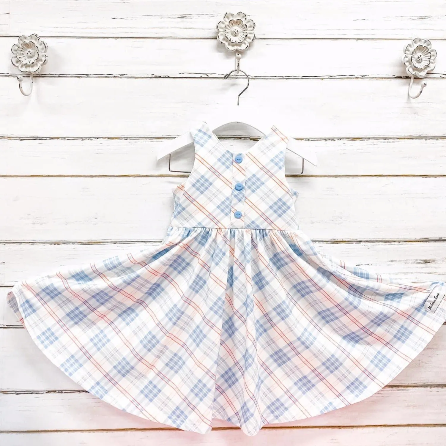 RWB Twirl Dress Set size 8