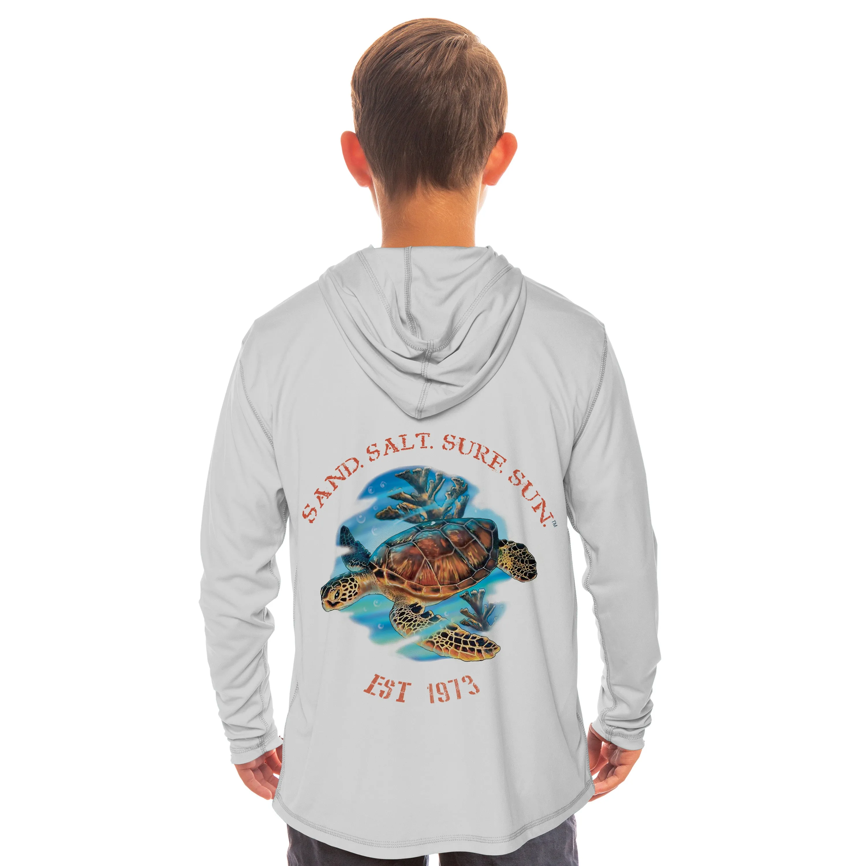 Sea Turtle Youth Solar Hoodie