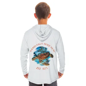 Sea Turtle Youth Solar Hoodie