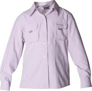 Shimano Girls Vented Long Sleeve Shirt Lilac