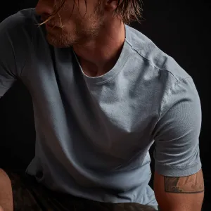 Short Sleeve Crew Neck - Bluestone Pigment