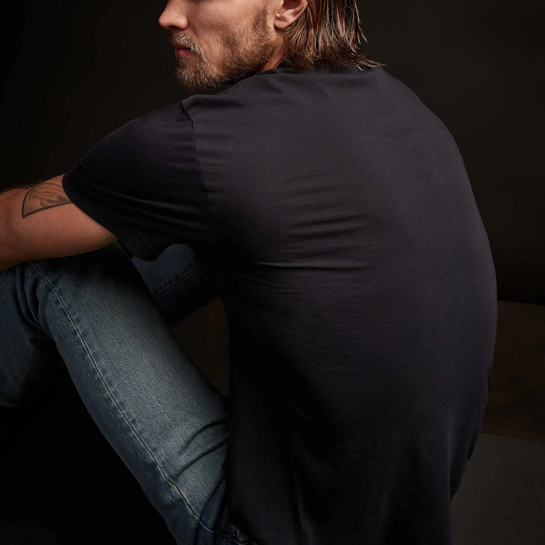 Short Sleeve Crew Neck - Deep