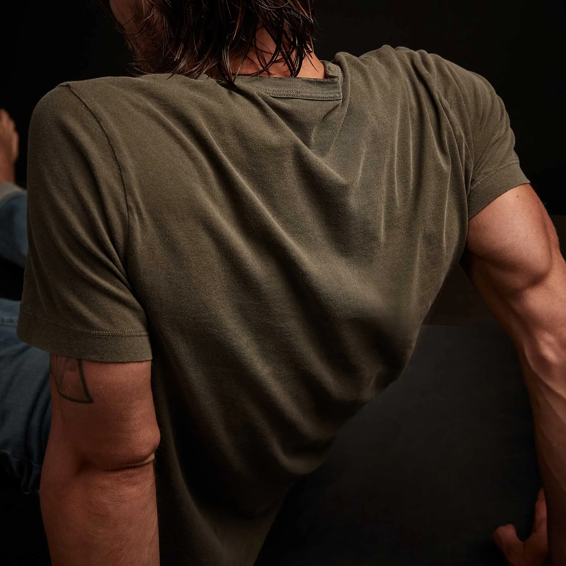Short Sleeve Crew Neck - Platoon Pigment