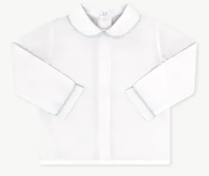Sibley Shirt | White, Classic Blue