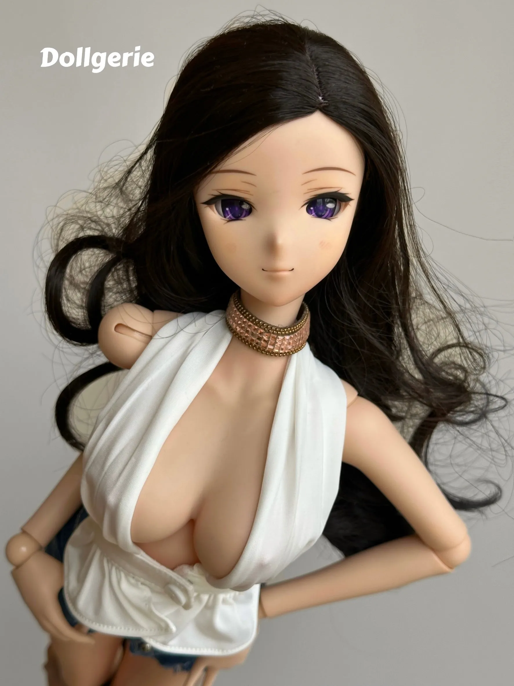 Slim Fit Plunge Halter Neck Top, made for any 1/3 BJD