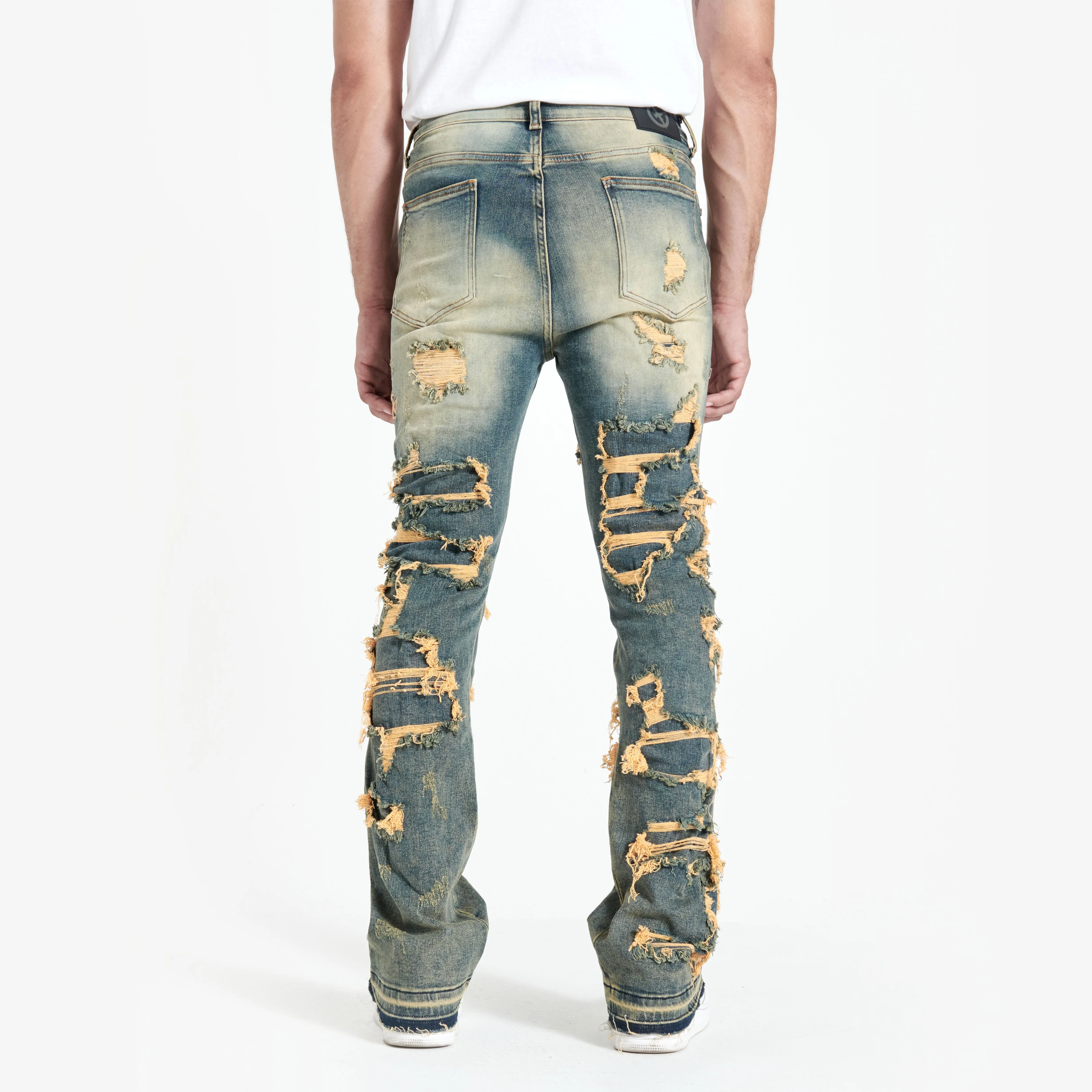 SNATCH STACK DENIM (WHEAT)